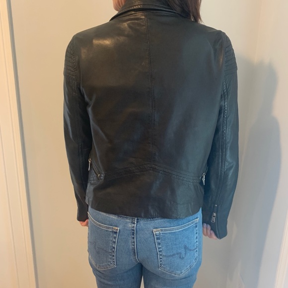 Marc By Marc Jacobs Leather Motorcycle Jacket S - Picture 4 of 7